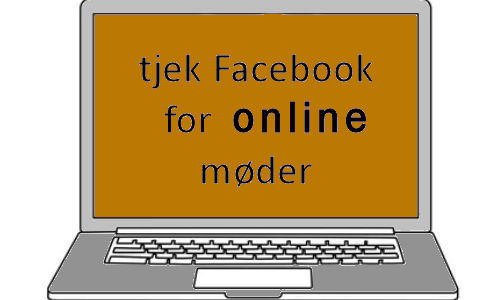 Tjek vores Facebook gruppe for zoom møder